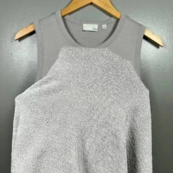 WILFRED FREE Jersey Knit Tank Maxi Dress Gray Lightweight Casual Women Small - Picture 6 of 10